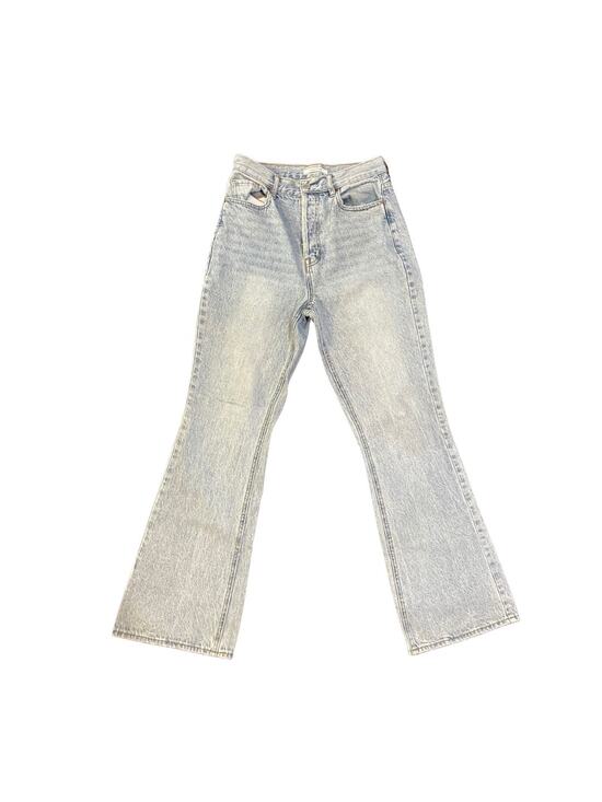 PacSun Denim - PacSun Butterfly High Rise Flare Bootcut Denim Jeans 27 Light Wash Y2K Cowgirl